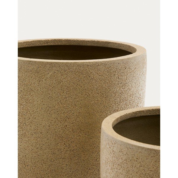 Obaly na květináče v sadě 2 ks z cementu ø 44 cm Selvi – Kave Home-image-4