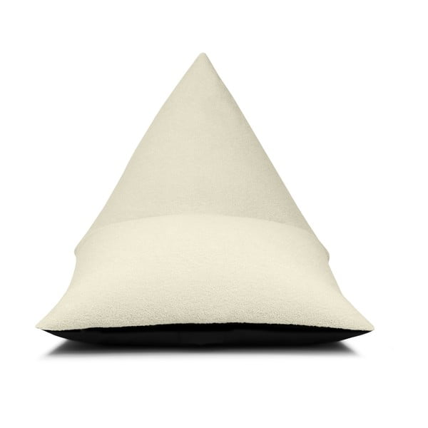 Krémový dětský sedací vak z textilie bouclé Razzy – SLOWDOWN-image-1