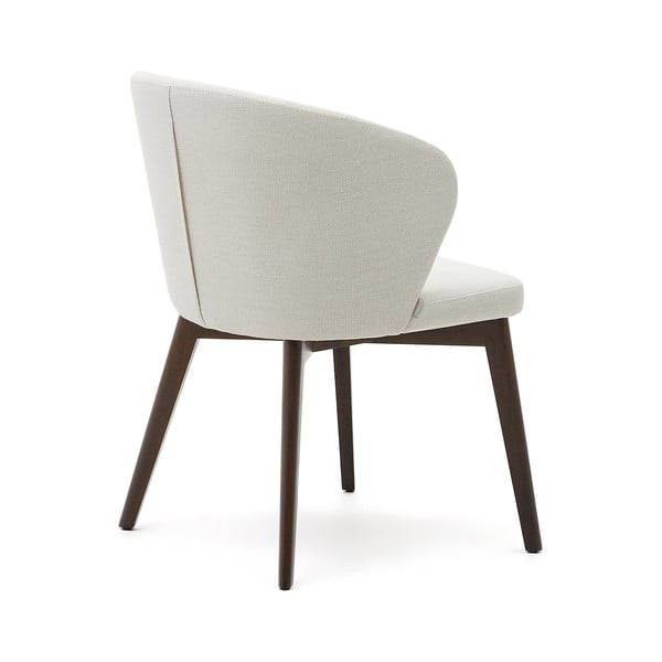 Krémové čalouněné jídelní křeslo Darice – Kave Home-image-3
