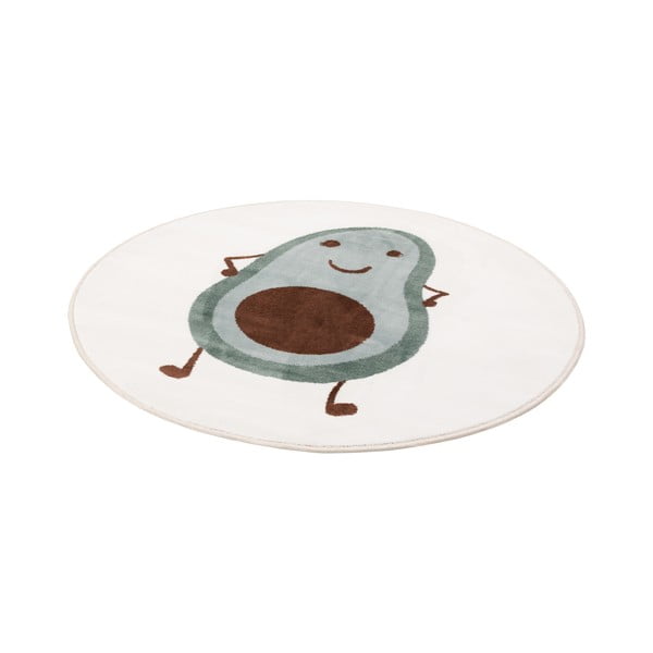 Dětský koberec v mentolové barvě/slonovinový ø133 cm Avocado Mint – FD-image-4