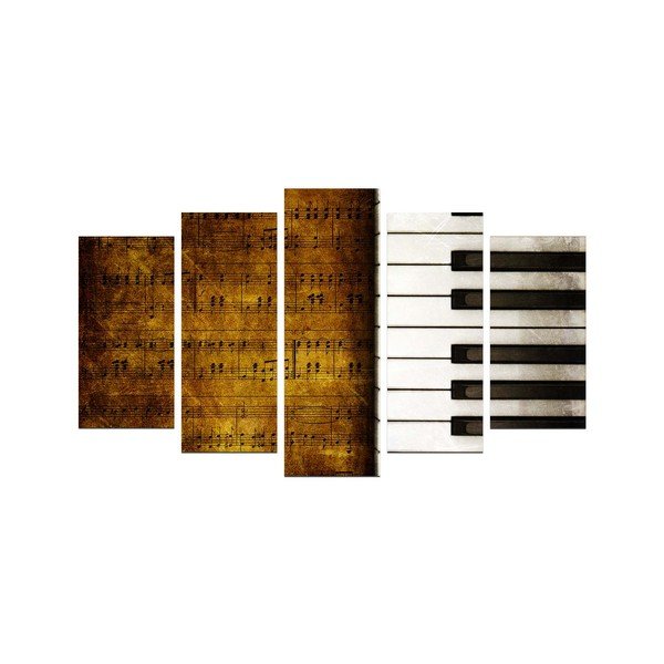 Vícedílný obraz Piano, 110 x 60 cm