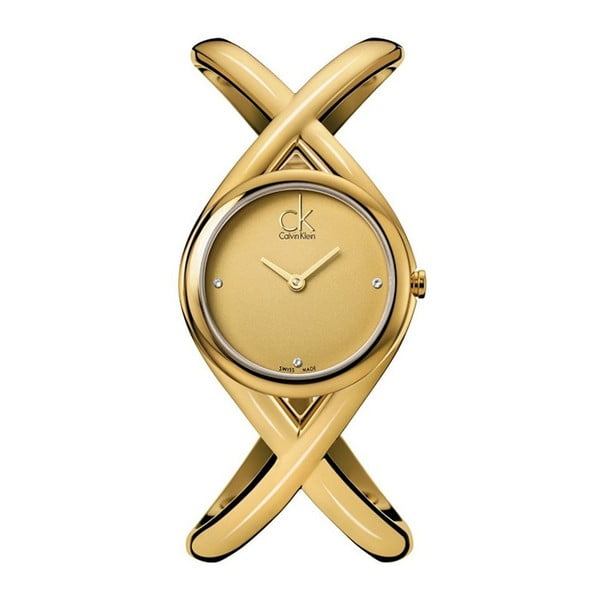 Dámské zlaté hodinky Calvin Klein K2L23509