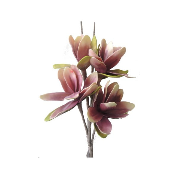Ružovozelená umělá květina Stardeco
