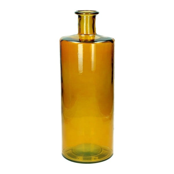 Žlutá skleněná váza HF Living Amber