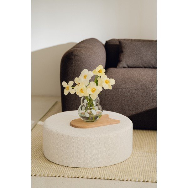 Bílá skleněná ručně vyrobená váza (výška 22 cm) Dam – noo.ma-image-4