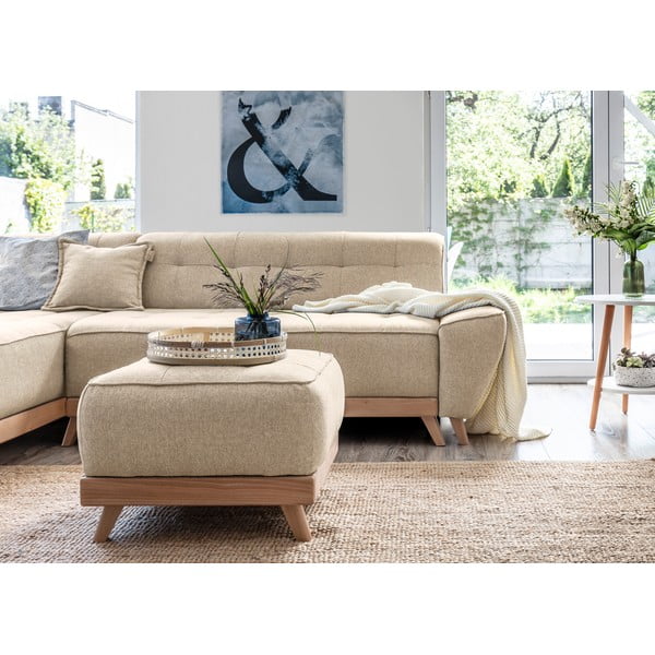 Béžová podnožka Miuform Dazzling Daisy-image-4