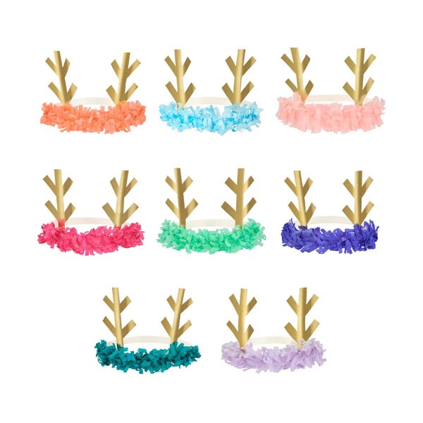 Párty čepičky v sadě 8 ks Reindeer – Meri Meri-image-3