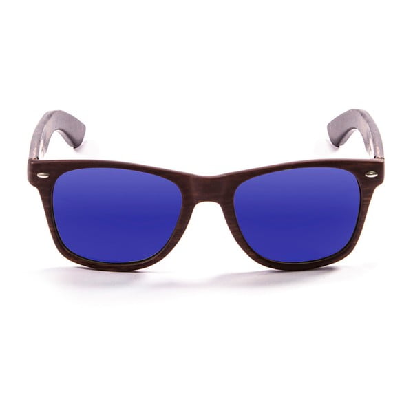 Dřevěné sluneční brýle s modrými skly PALOALTO Nob Hill Browne