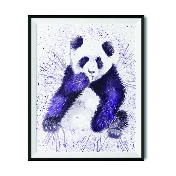 Zarámovaný plakát Wraptious Splatter Panda