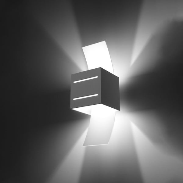 Bílé nástěnné svítidlo Carlo – Sollux-image-3