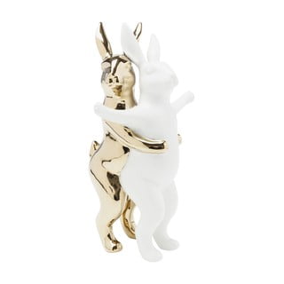 Dekorativní kameninová soška Kare Design Hugging Rabbits