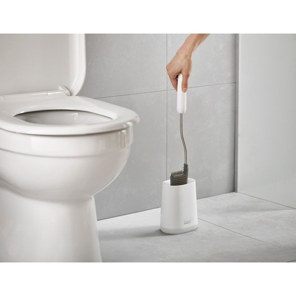Bílá plastová WC štětka Flex Lite - Joseph Joseph-image-4