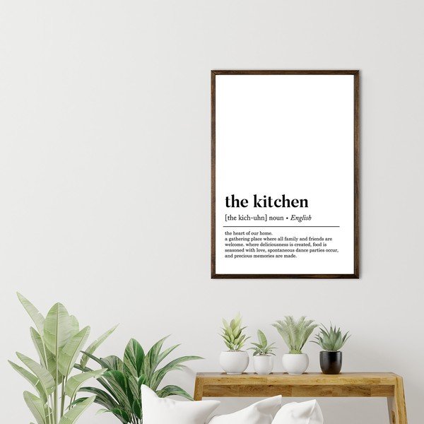 Obraz 50x70 cm Kitchen – Wallity-image-1