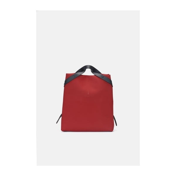 Tmavě červený batoh s vysokou voděodolností Rains Shift Bag
