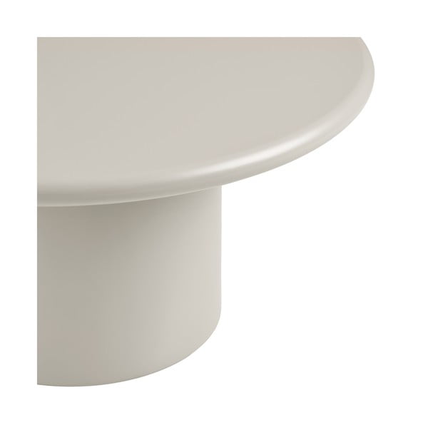 Krémový kulatý konferenční stolek ø 80 cm Nagano – House Nordic-image-2