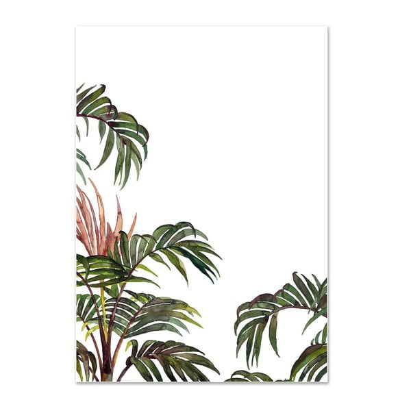 Plakát Leo La Douce Jungle Palm, 21 x 29,7 cm