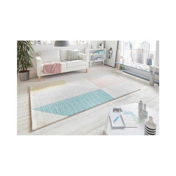 Tyrkysovo-růžový koberec Mint Rugs Madison, 120 x 170 cm-image-4