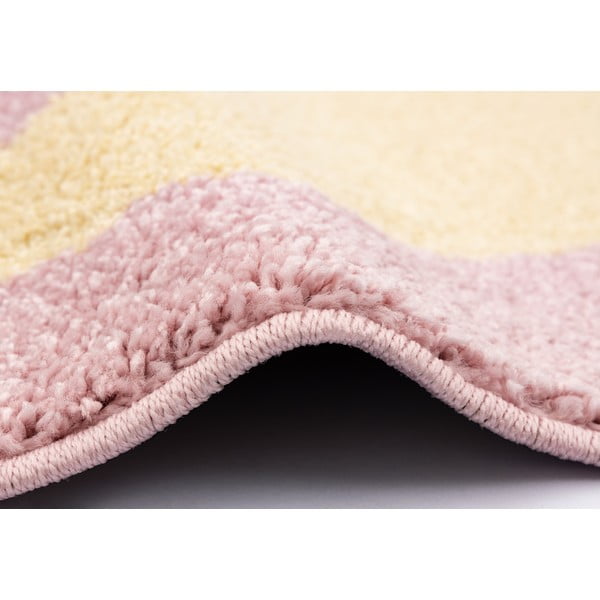 Žlutý/růžový dětský koberec 120x170 cm Hugsy Vanilla – FD-image-2