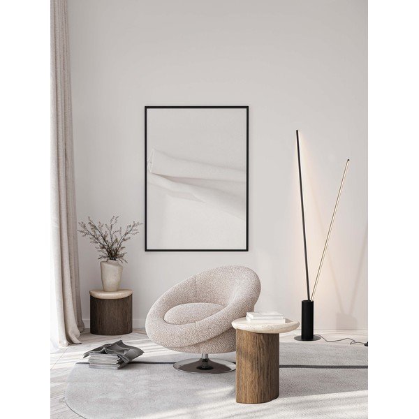Matně černá kovová LED stojací lampa s ohybatelnou konstrukcí (výška 181 cm) Kimolia – Nova Luce-image-1