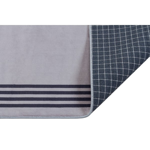 Šedý pratelný koberec běhoun 300x100 cm - Vitaus-image-2