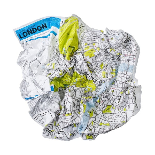 Zmačkaná cestovní mapa Palomar Londýn-image-1