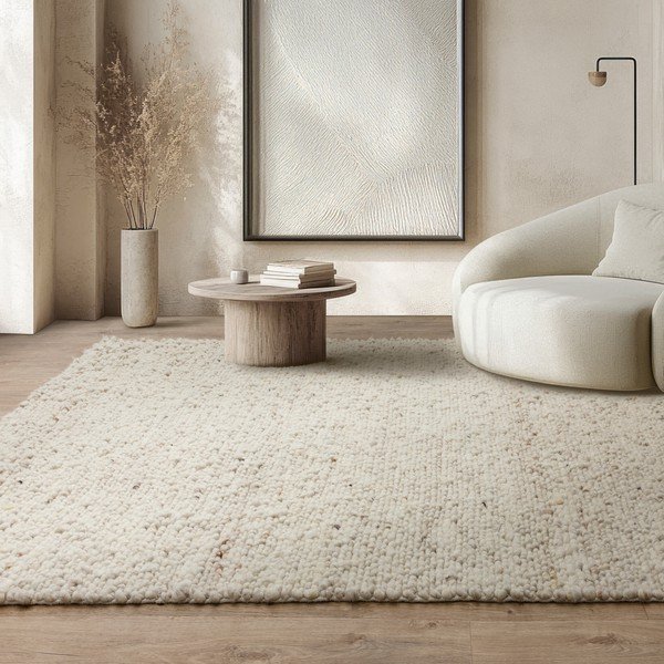 Slonovinový ručně tkaný vlněný koberec 160x230 cm Adler Ivory – Asiatic Carpets-image-1