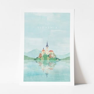 Plakát Travelposter Slovenia, 30 x 40 cm