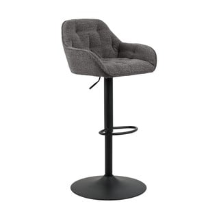 Tmavě šedé otočné barové židle v sadě 2 ks 109 cm Brooke – Actona