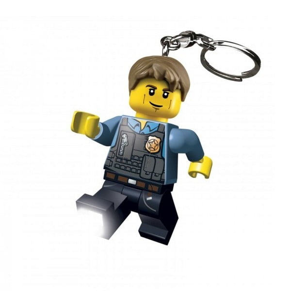 Svítící klíčenka LEGO Policista