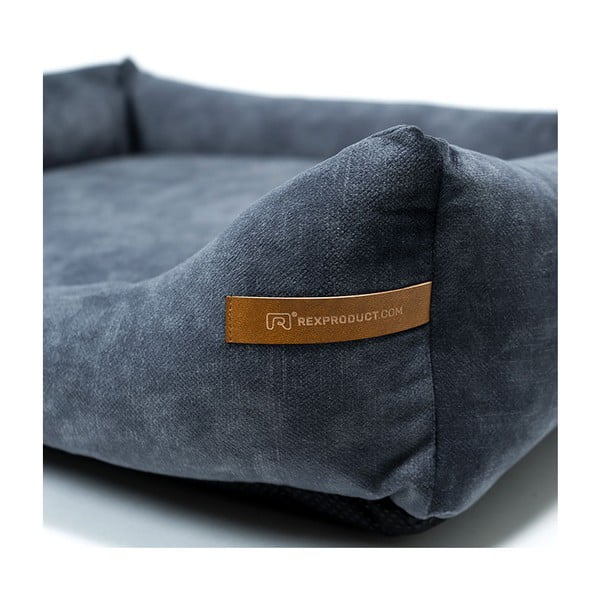 Tmavě šedý pelíšek pro psa 85x105 cm SoftBED Eco XL – Rexproduct-image-2