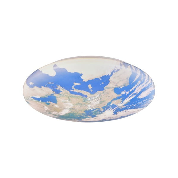 Modré LED dětské stropní svítidlo ø 37 cm Terra – Reality-image-1