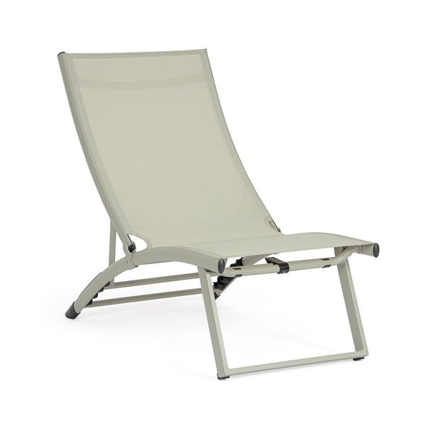 Taupe kovové zahradní lehátko Taylor – Bizzotto