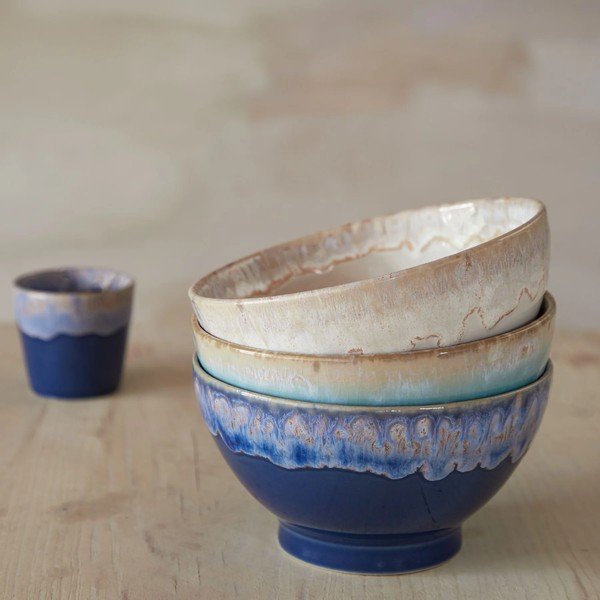 Modré mísy v sadě 4 ks z kameniny ø 15 cm Latte – Costa Nova-image-2