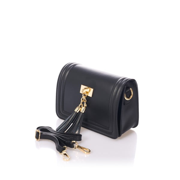 Černé kožené psaníčko Giorgio Costa Abelia-image-2