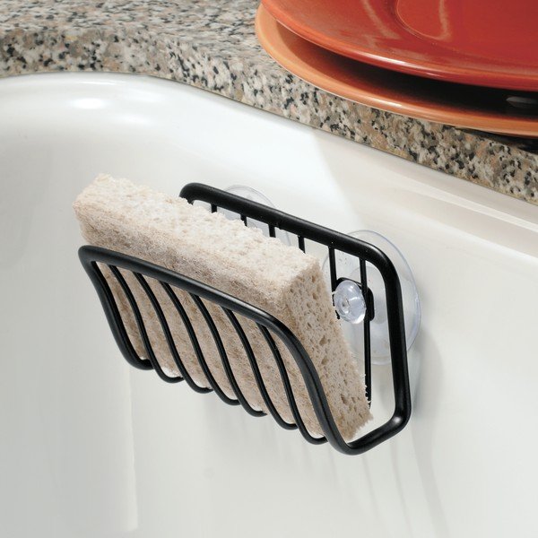 Černý kovový držák s přísavkami iDesign Axis, 6,5 x 14 cm-image-3