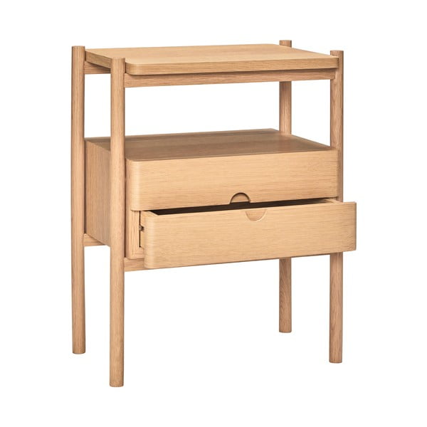 Noční stolek v dekoru dubu v přírodní barvě Appeal – Hübsch-image-4