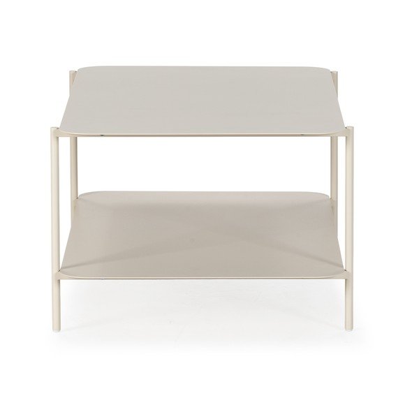 Krémový kovový konferenční stolek 58x90 cm Beatrix – MOME-image-2