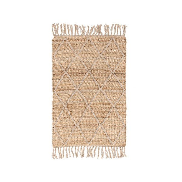 Ručně tkaný jutový koberec v přírodní barvě 60x90 cm Shaila – Yes Everyday