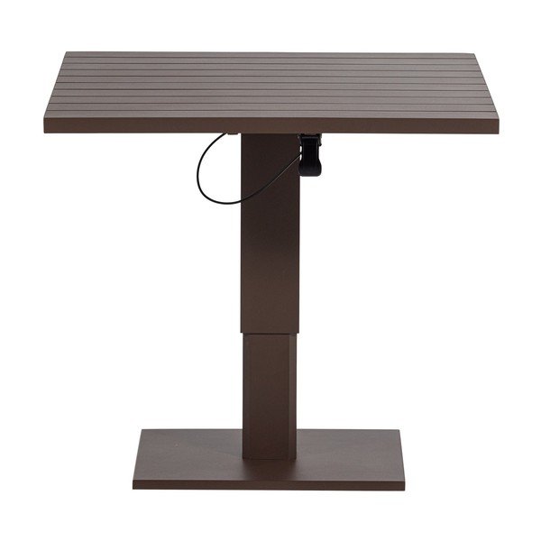 Kovový zahradní jídelní stůl 80x100 cm Tesso – WOOOD-image-2