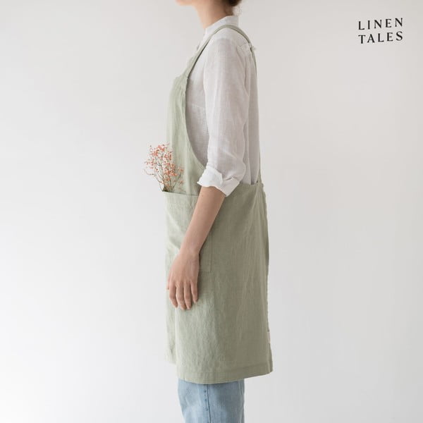Lněná zástěra Crossback – Linen Tales-image-2