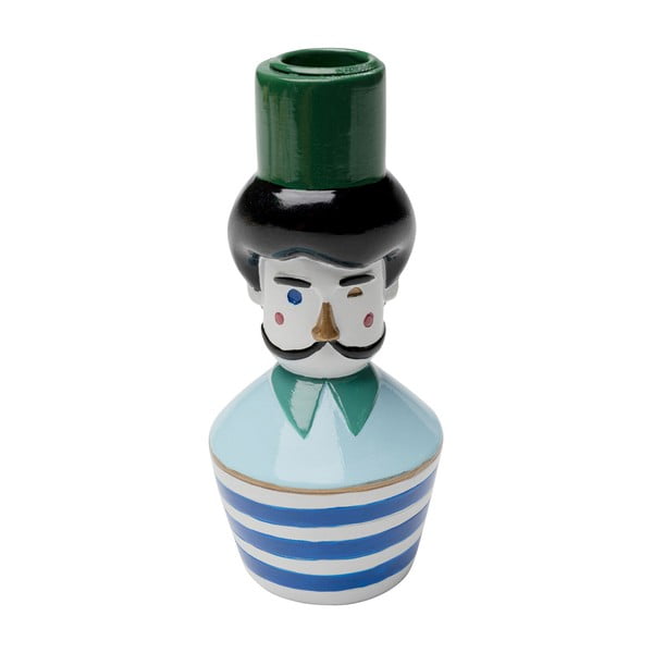 Polyresinový svícen Monsieur Mustache – Kare Design