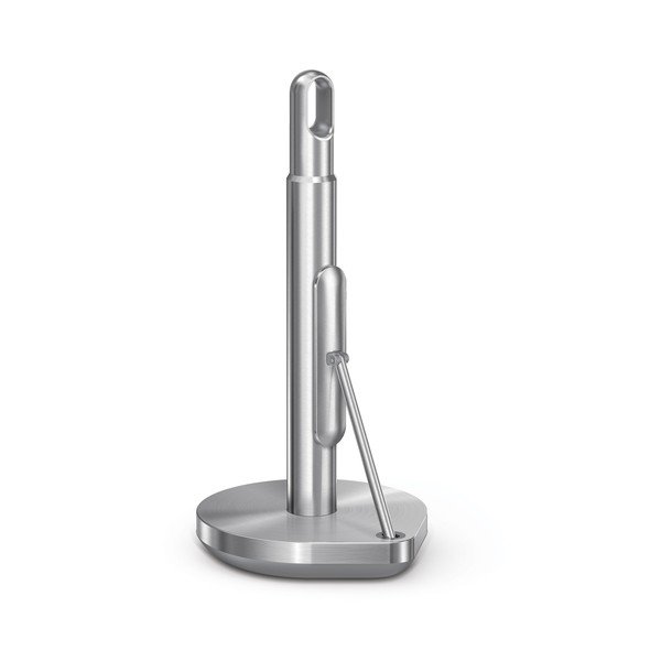 Ocelový držák na kuchyňské utěrky ve stříbrné barvě – simplehuman-image-2