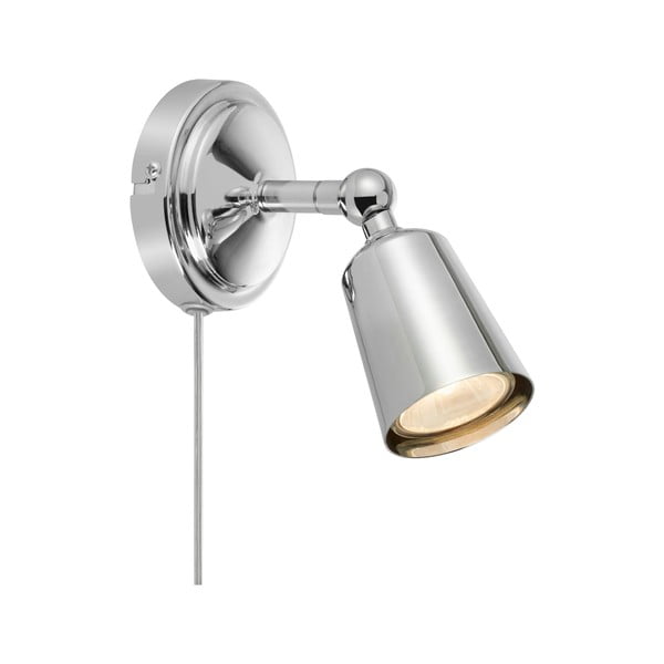 Nástěnné svítidlo do zásuvky ve stříbrné barvě Tiny – Markslöjd