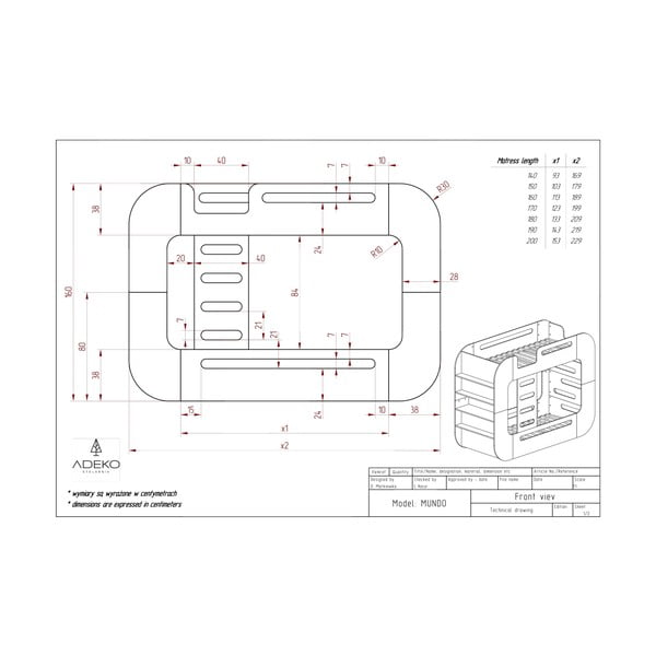 Patrová dětská postel s úložným prostorem 90x200 cm v přírodní barvě Mundo – Adeko-image-3