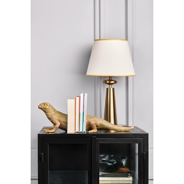 Sada dvou zarážek na knihy ve zlaté barvě Kare Design Lizard-image-1