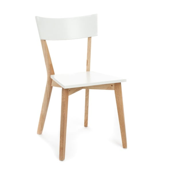Sada 2 bílých jídelních židlí Tomasucci Kyra