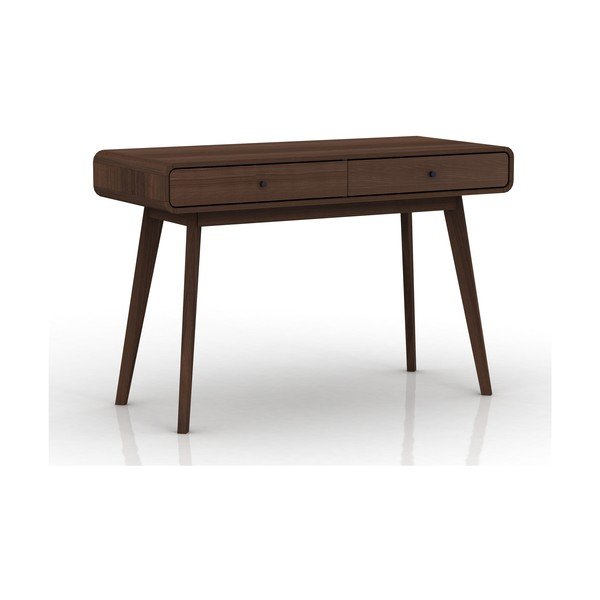 Pracovní stůl v dekoru ořechu 50x120 cm Cassie – Støraa-image-1