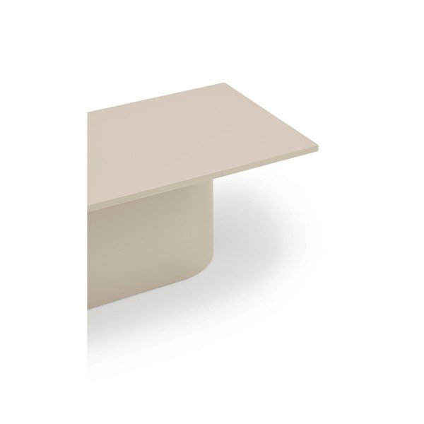 Krémový konferenční stolek 50x111 cm Totem – Teulat-image-4