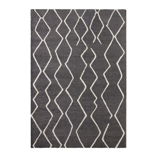 Tmavě šedý koberec Elle Decoration Glow Vienne, 160 x 230 cm