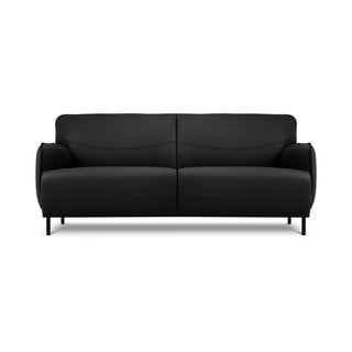 Černá kožená pohovka Windsor & Co Sofas Neso, 175 x 90 cm